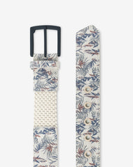 Huli Huli Canvas Stretch Belt Accessories|Golf/Moonbeam