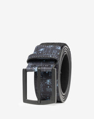 Palmwood Canvas Stretch Belt Accessories|Golf/Black