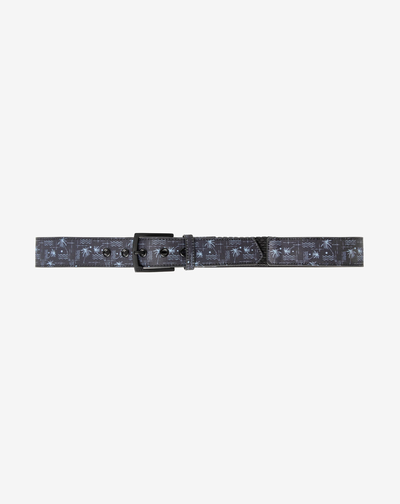 Palmwood Canvas Stretch Belt Accessories|Golf/Black