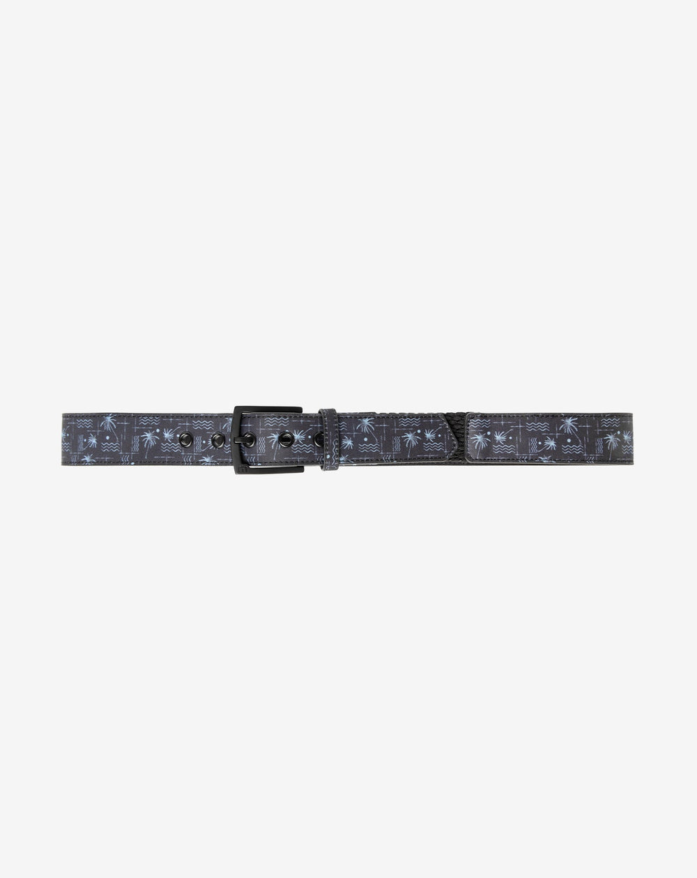 Palmwood Canvas Stretch Belt Accessories|Golf/Black