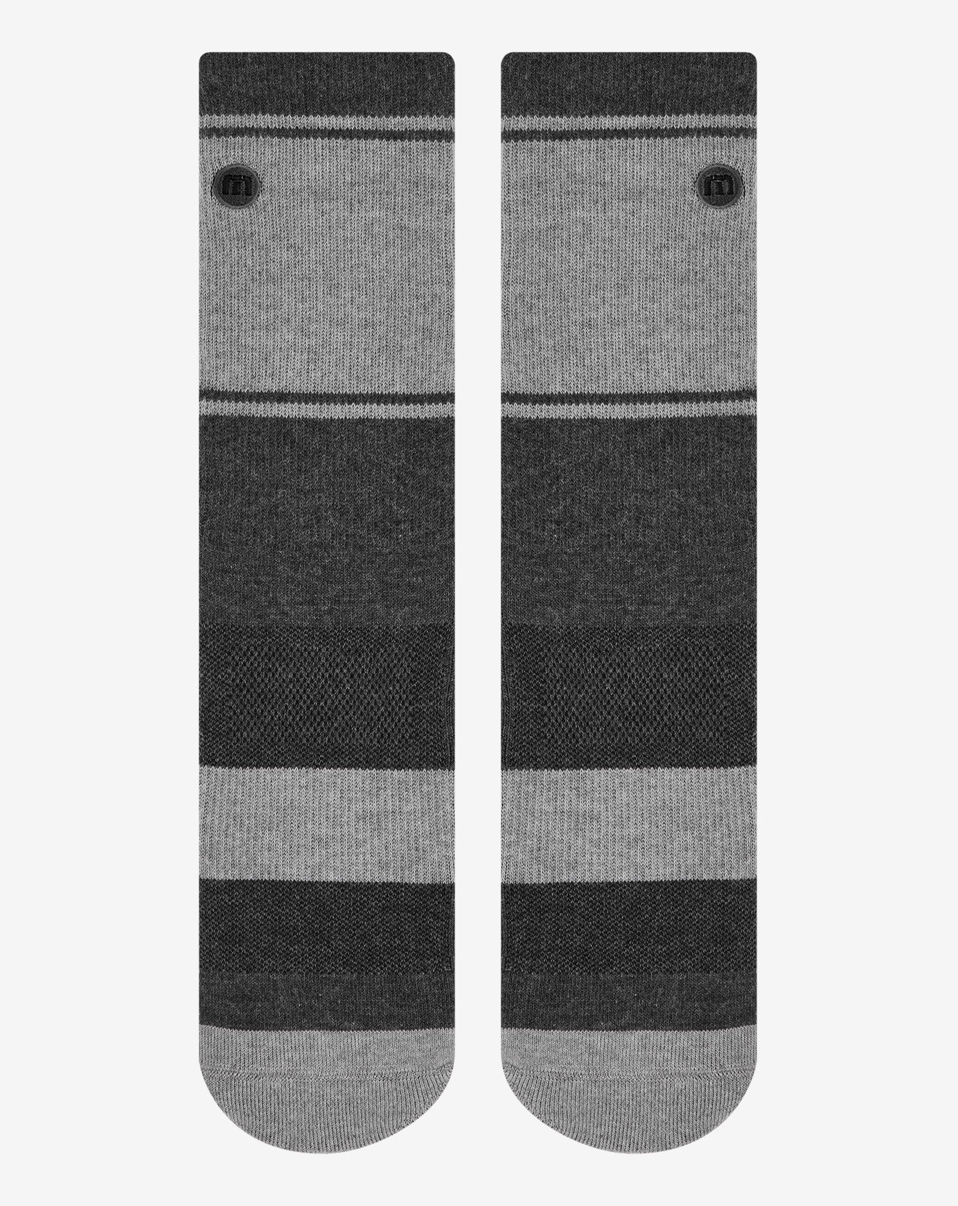 Baja 2.0 Crew Sock Accessories/Heather Grey Pinstripe