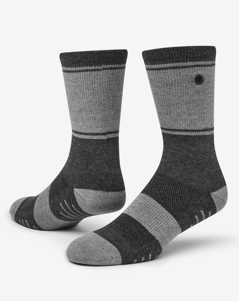 Baja 2.0 Crew Sock Accessories/Heather Grey Pinstripe