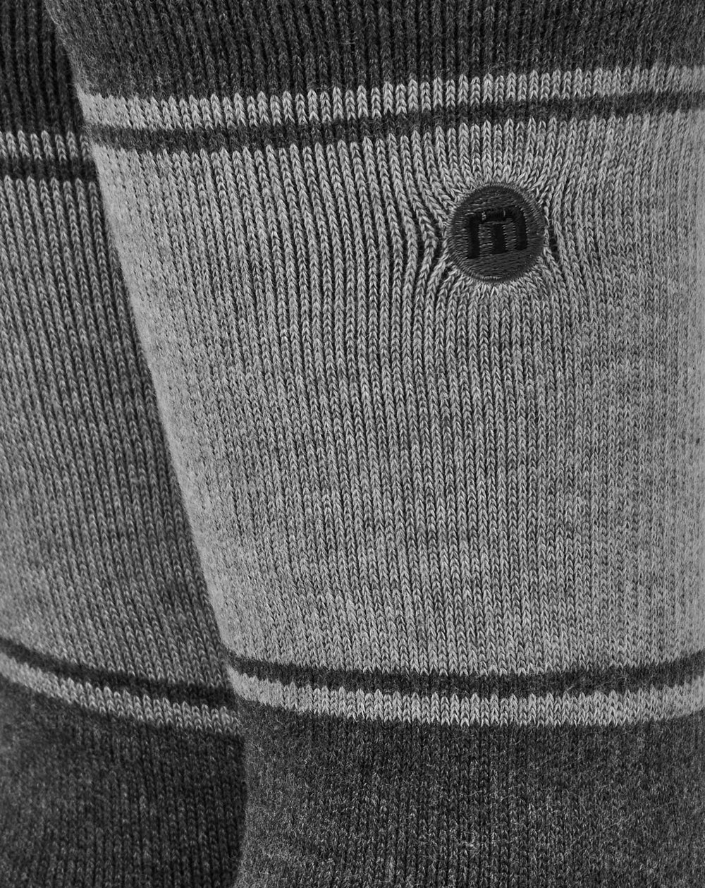 Baja 2.0 Crew Sock Accessories/Heather Grey Pinstripe