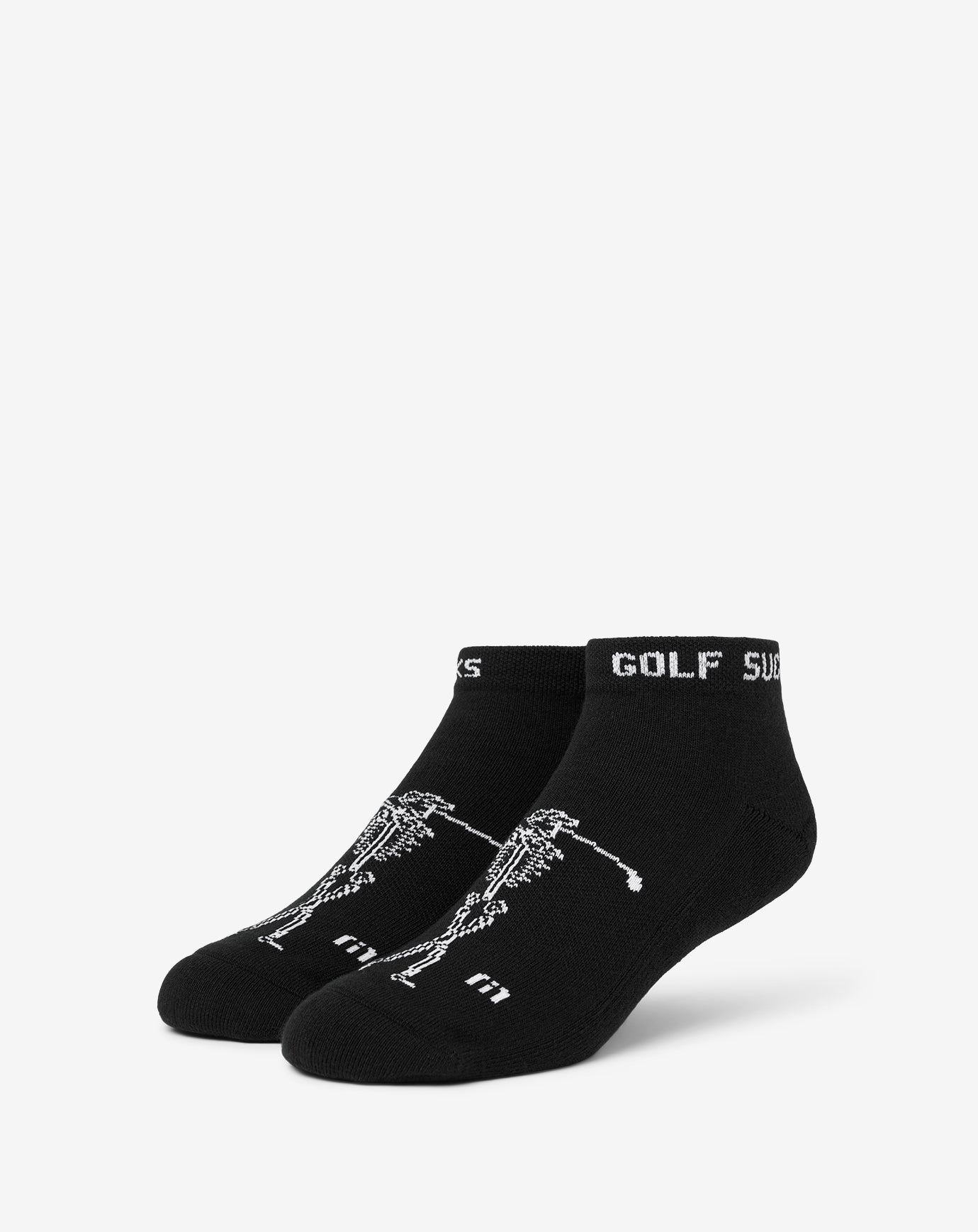 Golf Sucks Ankle Sock Accessories/Black
