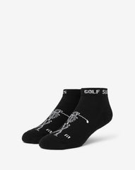 Golf Sucks Ankle Sock Accessories/Black