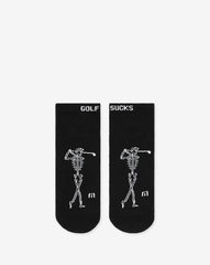 Golf Sucks Ankle Sock Accessories/Black