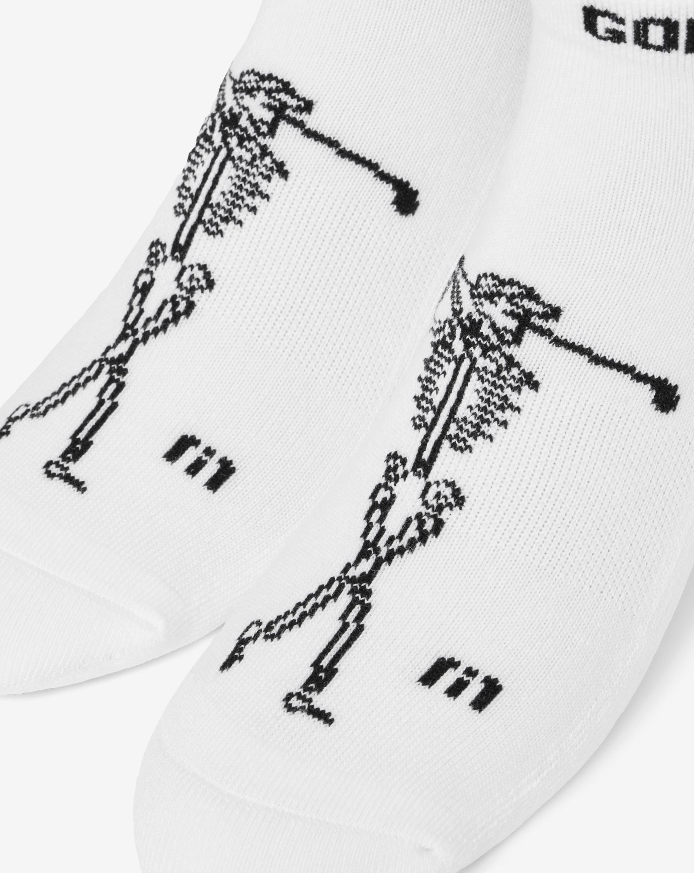 Golf Sucks Ankle Sock Accessories/White