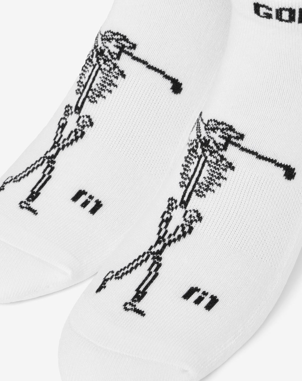 Golf Sucks Ankle Sock Accessories/White