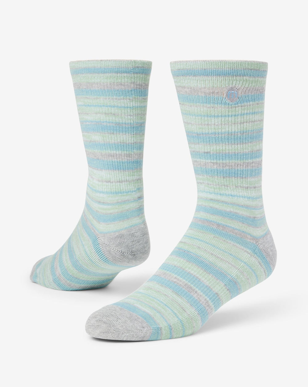 River Picnic Crew Sock Accessories/Heather Light Grey