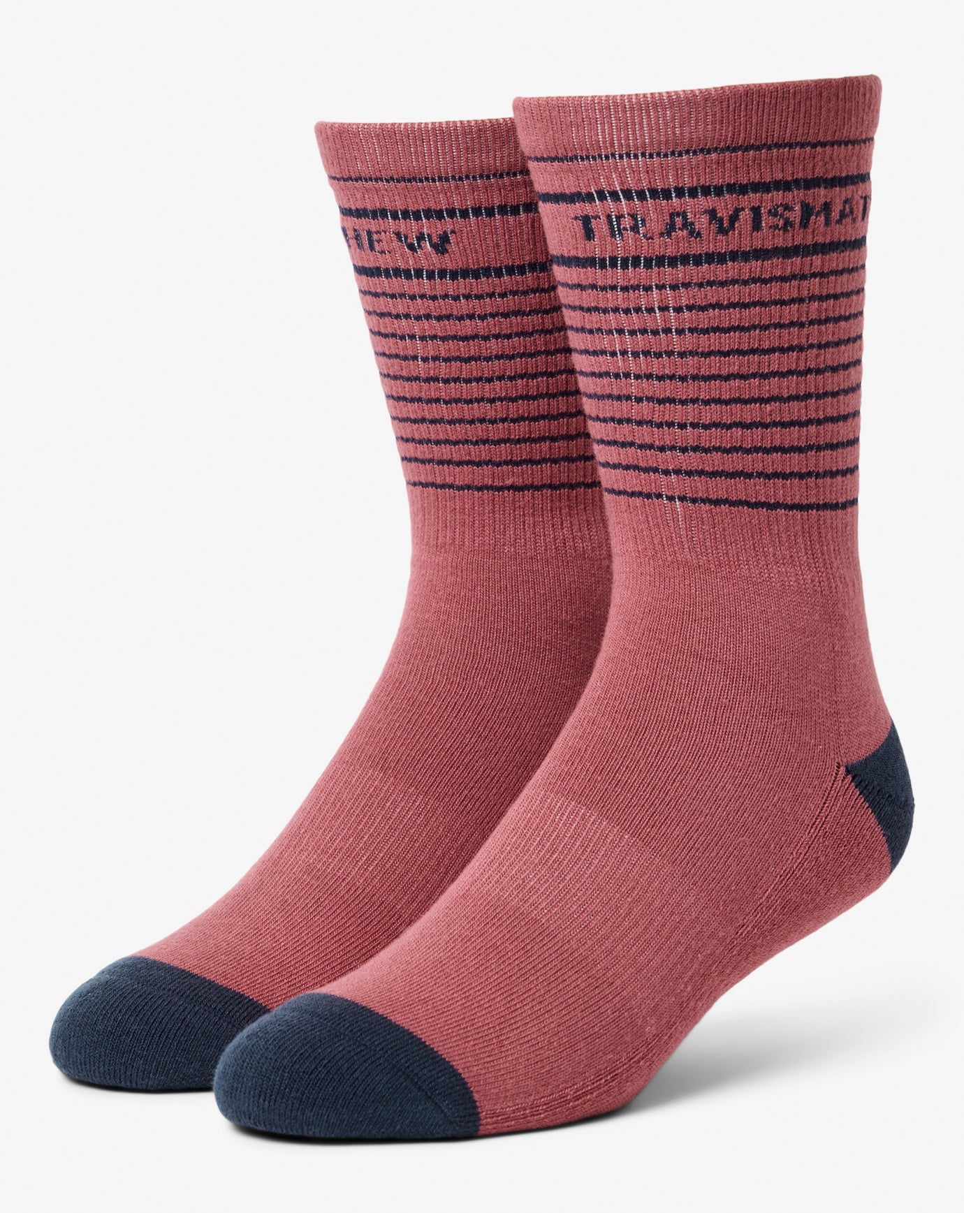 Overall Mood Crew Sock Accessories/Rose Wine