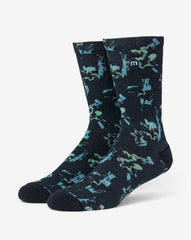 Favorite Hello Crew Sock Accessories/Total Eclipse