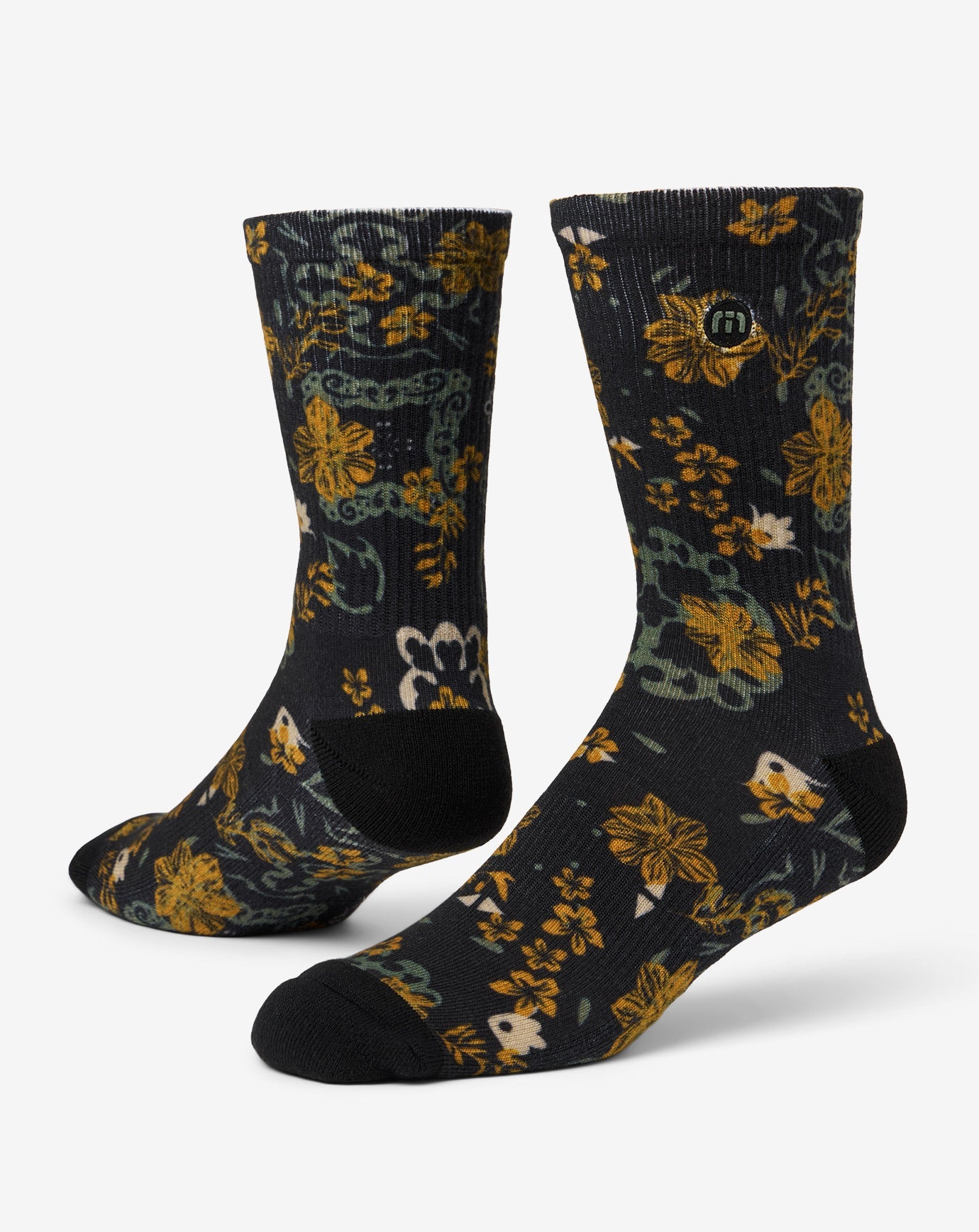 Tapas Bar Crew Sock Accessories/Black