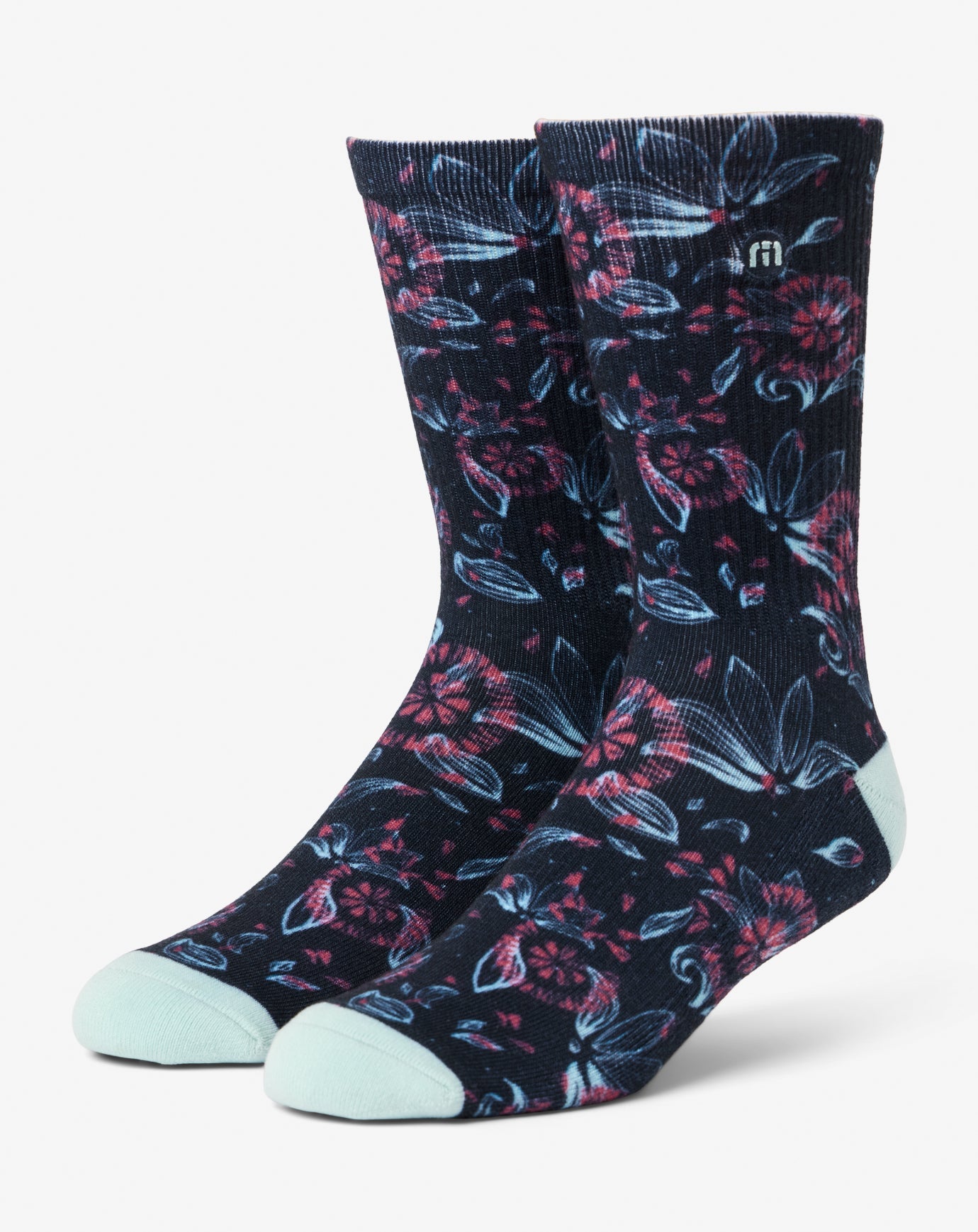 Flourish Crew Sock Accessories/Mood Indigo