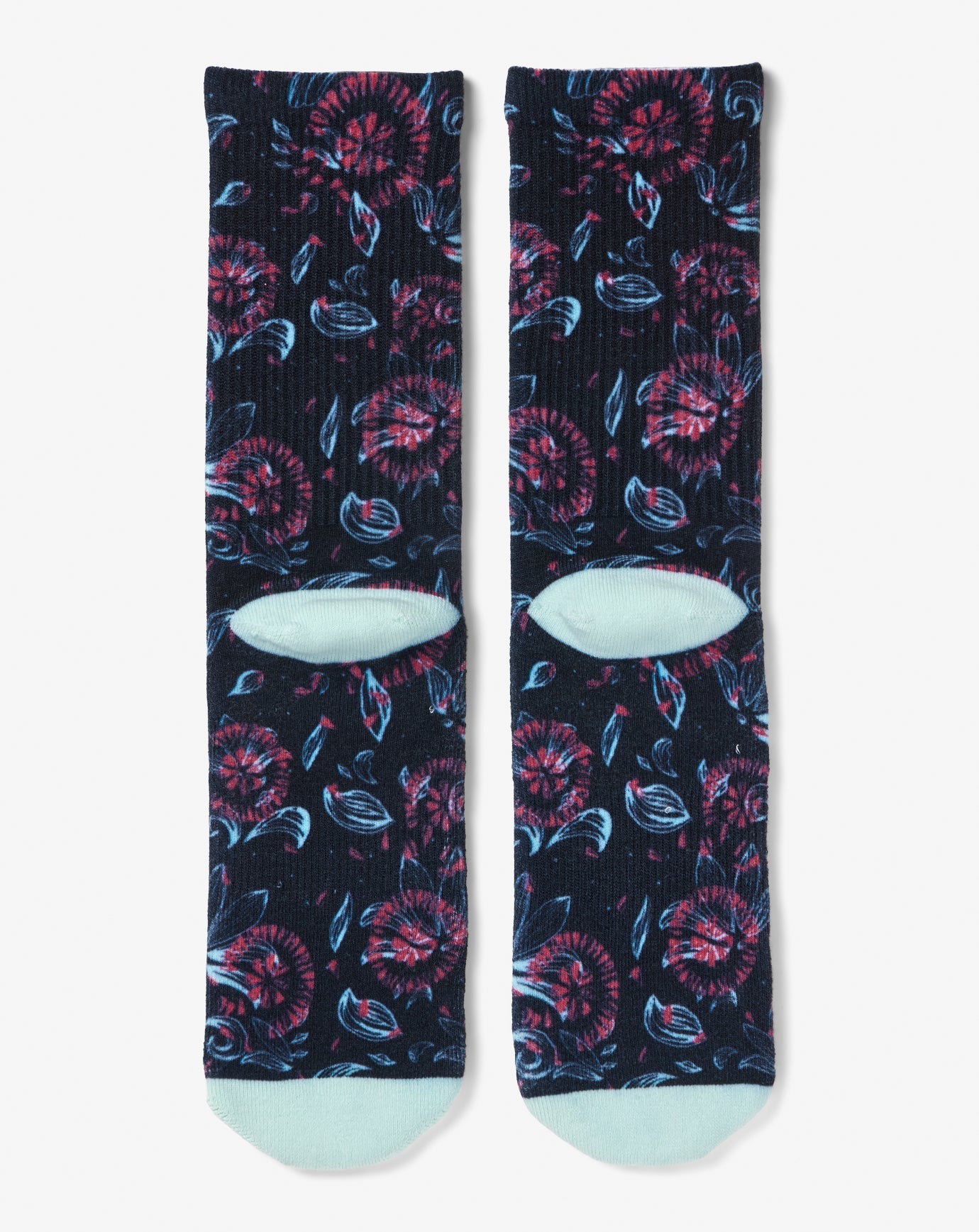 Flourish Crew Sock Accessories/Mood Indigo