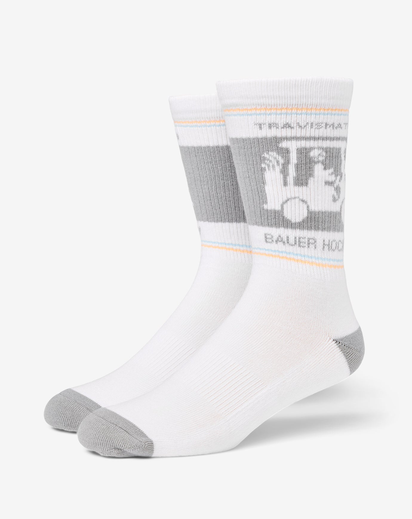 No Goalie Crew Sock Accessories|New/White