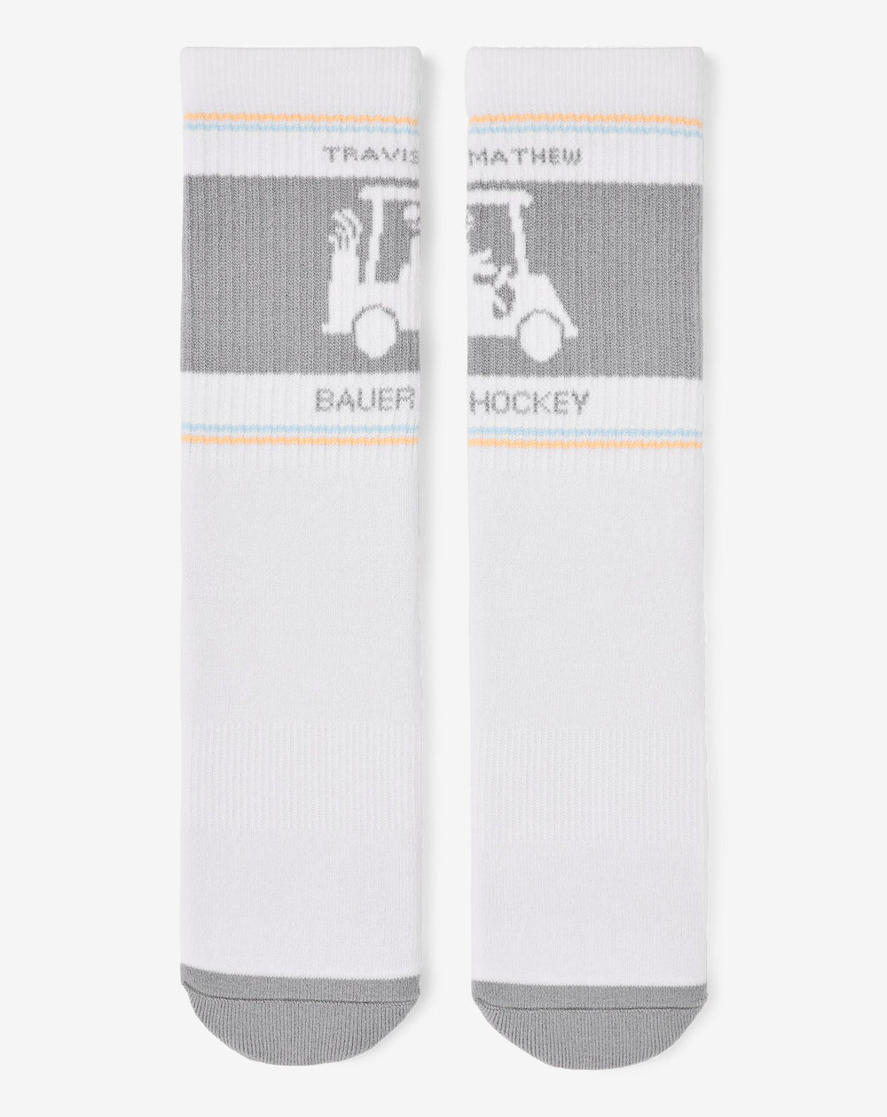 No Goalie Crew Sock Accessories|New/White