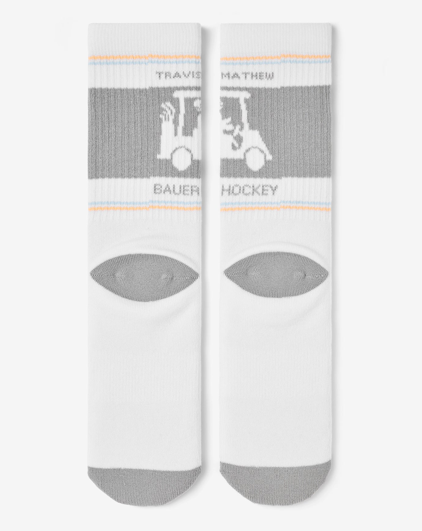 No Goalie Crew Sock Accessories|New/White