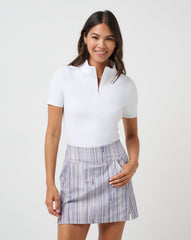 Sunfire Zip Polo Golf/White