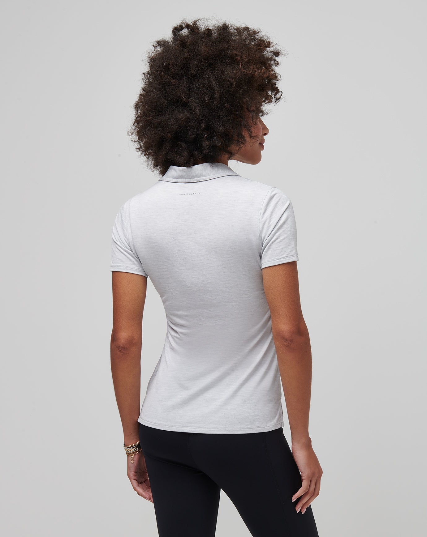 Featherweight Active Polo Golf/Heather Light Grey