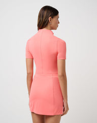 Sunfire Zip Polo Golf/Porcelain Rose