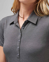 Featherweight Active Polo Golf/Heather Black