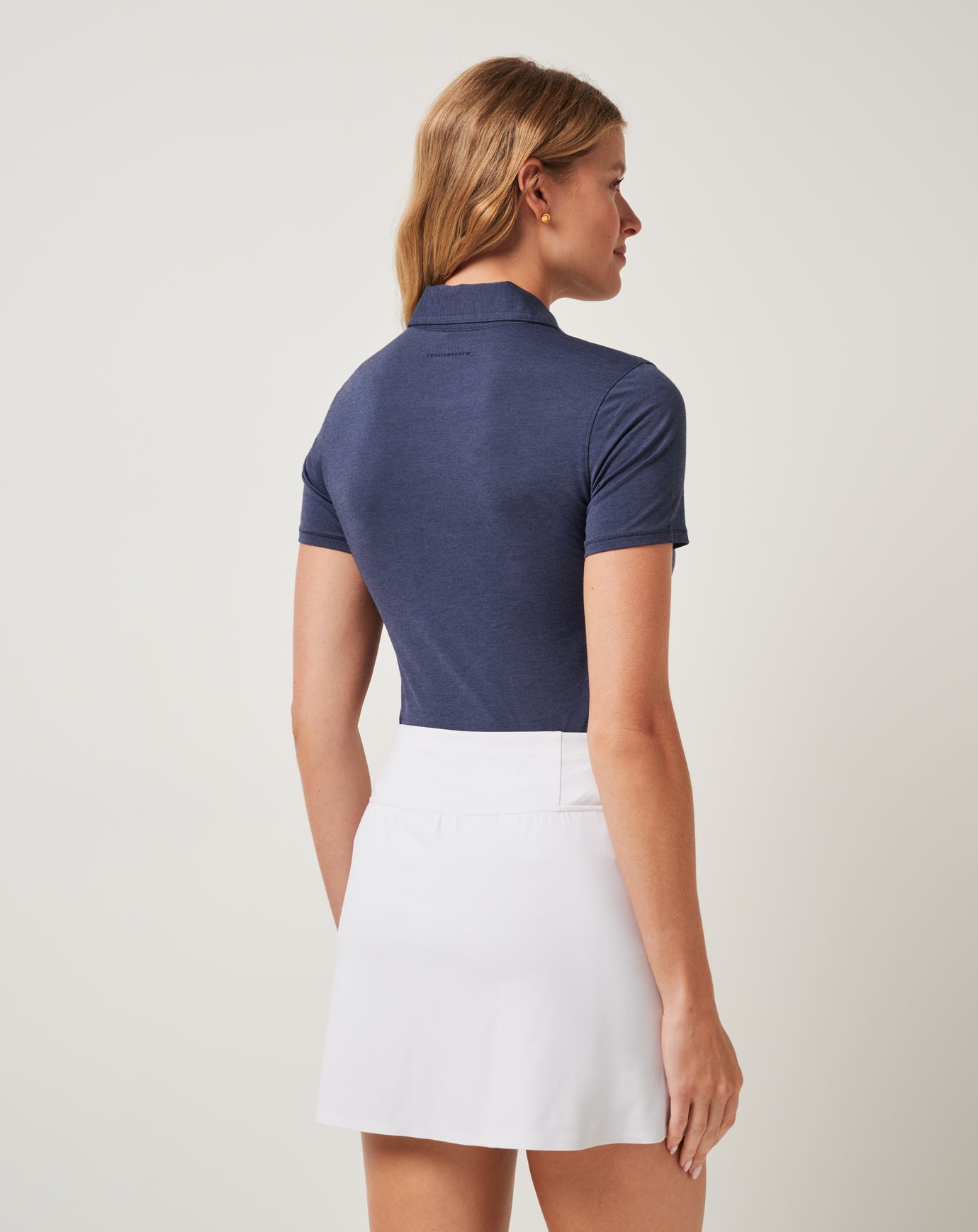 Featherweight Active Polo Golf/Heather Navy Blazer