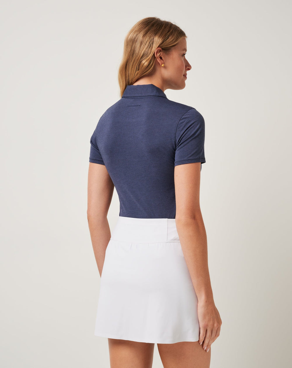 Featherweight Active Polo Golf/Heather Navy Blazer