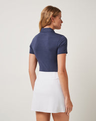 Featherweight Active Polo Golf/Heather Navy Blazer