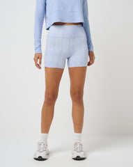 Moveknit Bonded Short Golf/Brunnera Blue Multi