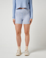 Moveknit Bonded Short Golf/Brunnera Blue Multi