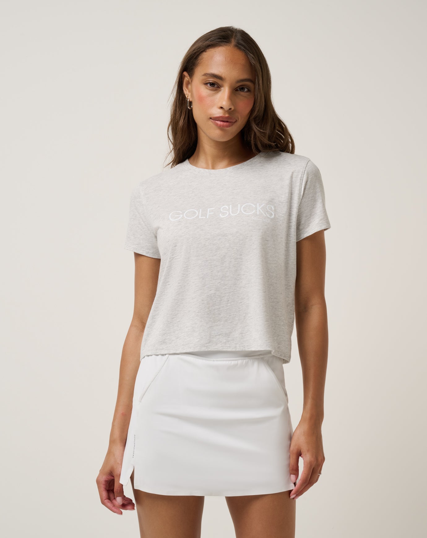 Ten For Ten Graphic Tee Golf/Heather Light Grey