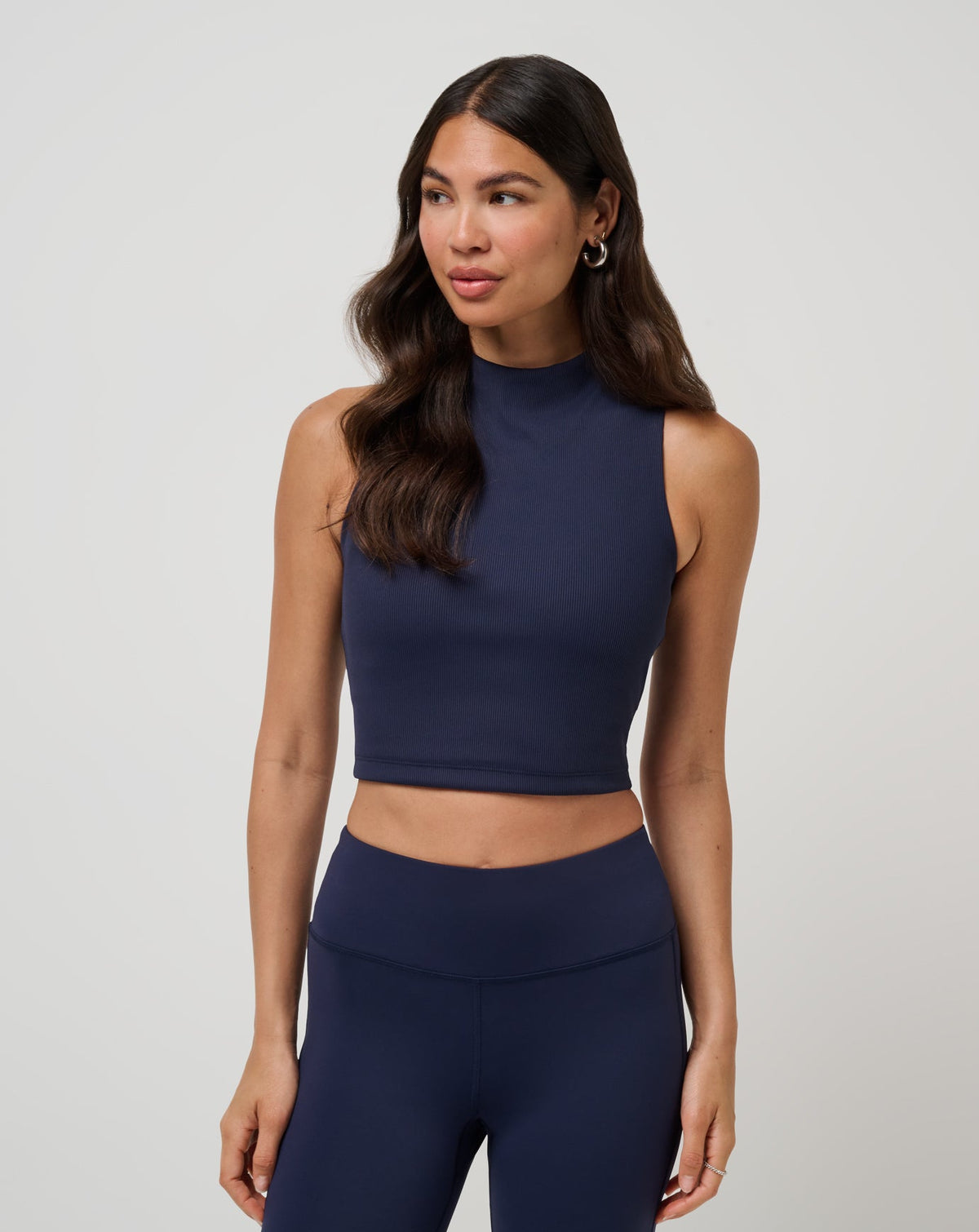 Limitless Moveknit Sleeveless Top Golf/Navy Blazer