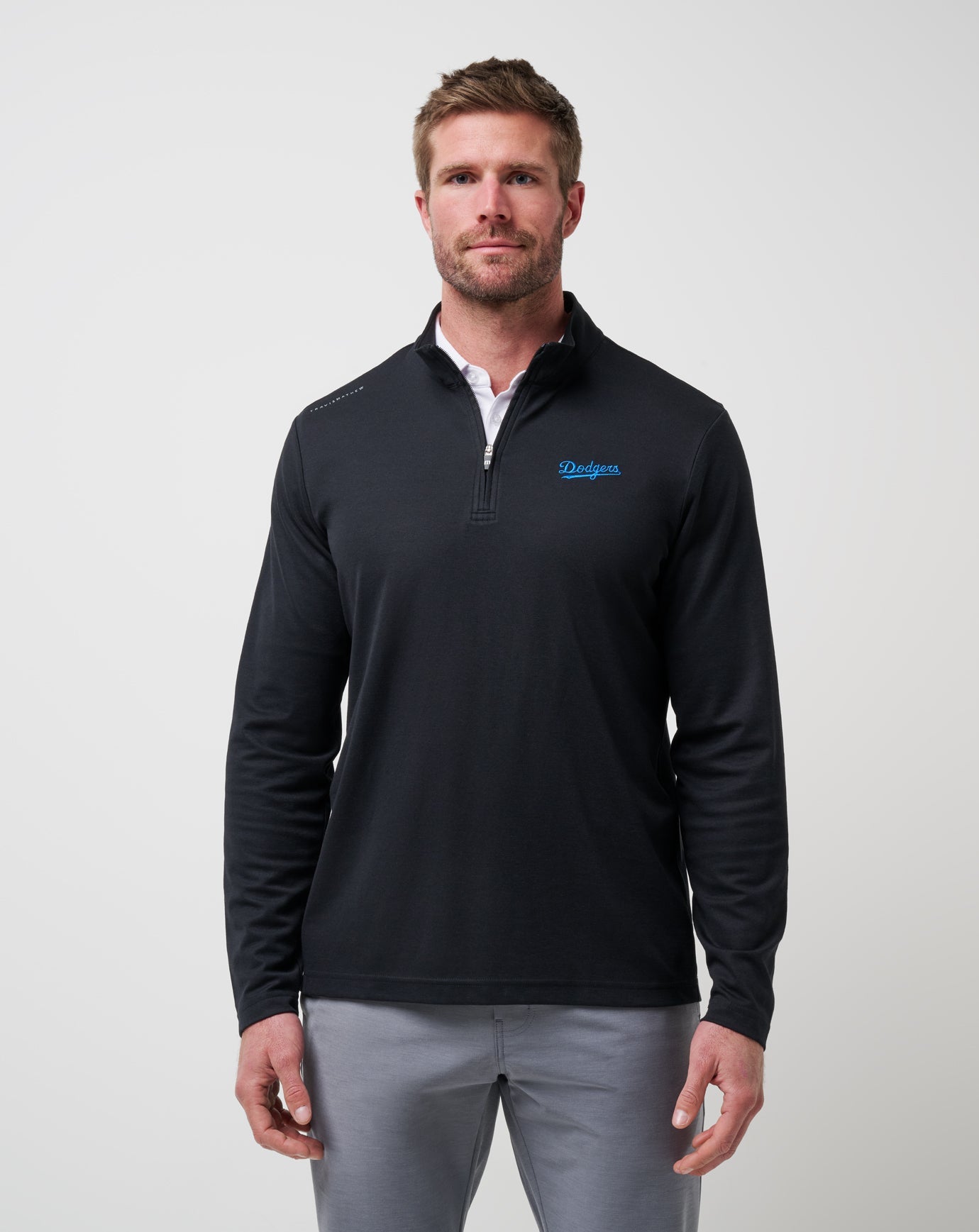 Los Angeles Dodgers Time To Tailgate Quarter Zip Game Day|New/Black
