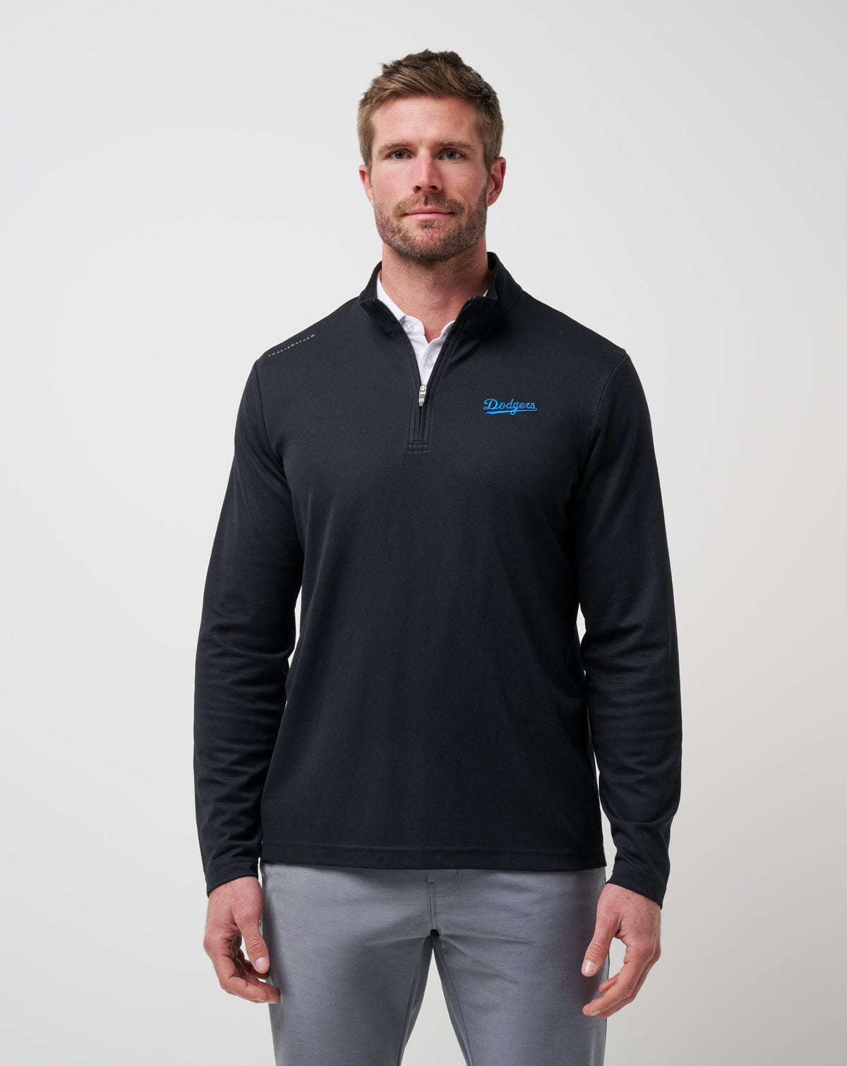 Los Angeles Dodgers Time To Tailgate Quarter Zip Game Day|New/Black
