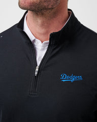 Los Angeles Dodgers Time To Tailgate Quarter Zip Game Day|New/Black