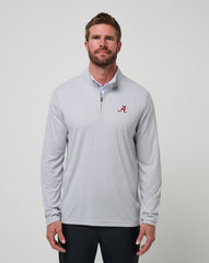 Alabama Time To Tailgate Quarter Zip Game Day|New/Heather Grey