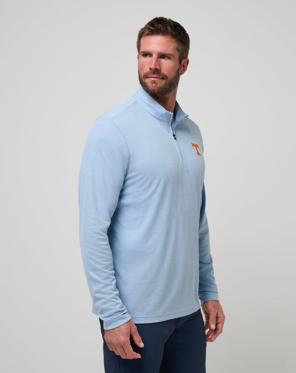 Tennessee Time To Tailgate Quarter Zip Game Day|New/Heather Blue