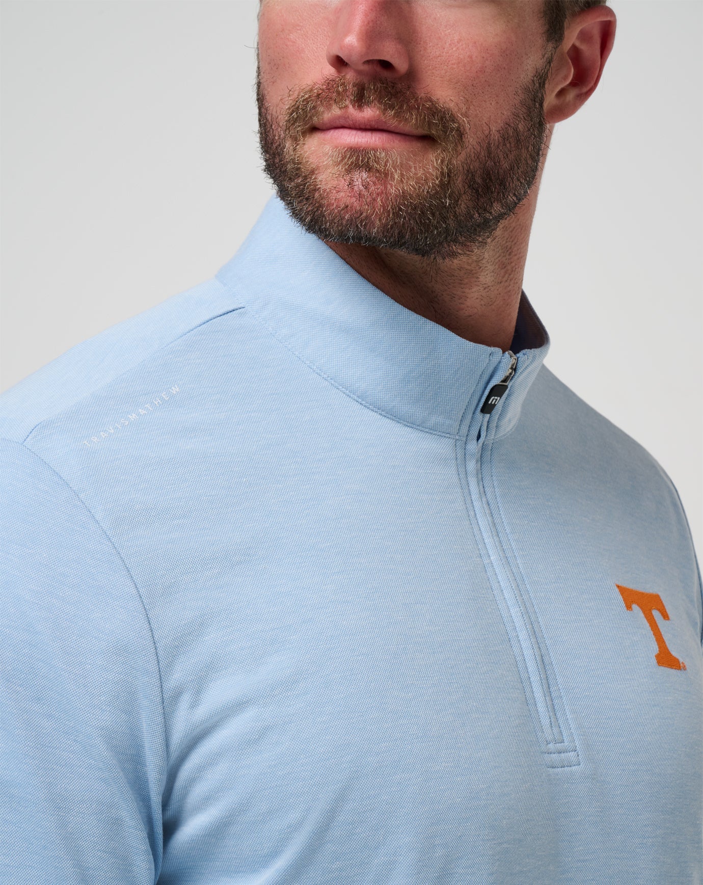 Tennessee Time To Tailgate Quarter Zip Game Day|New/Heather Blue