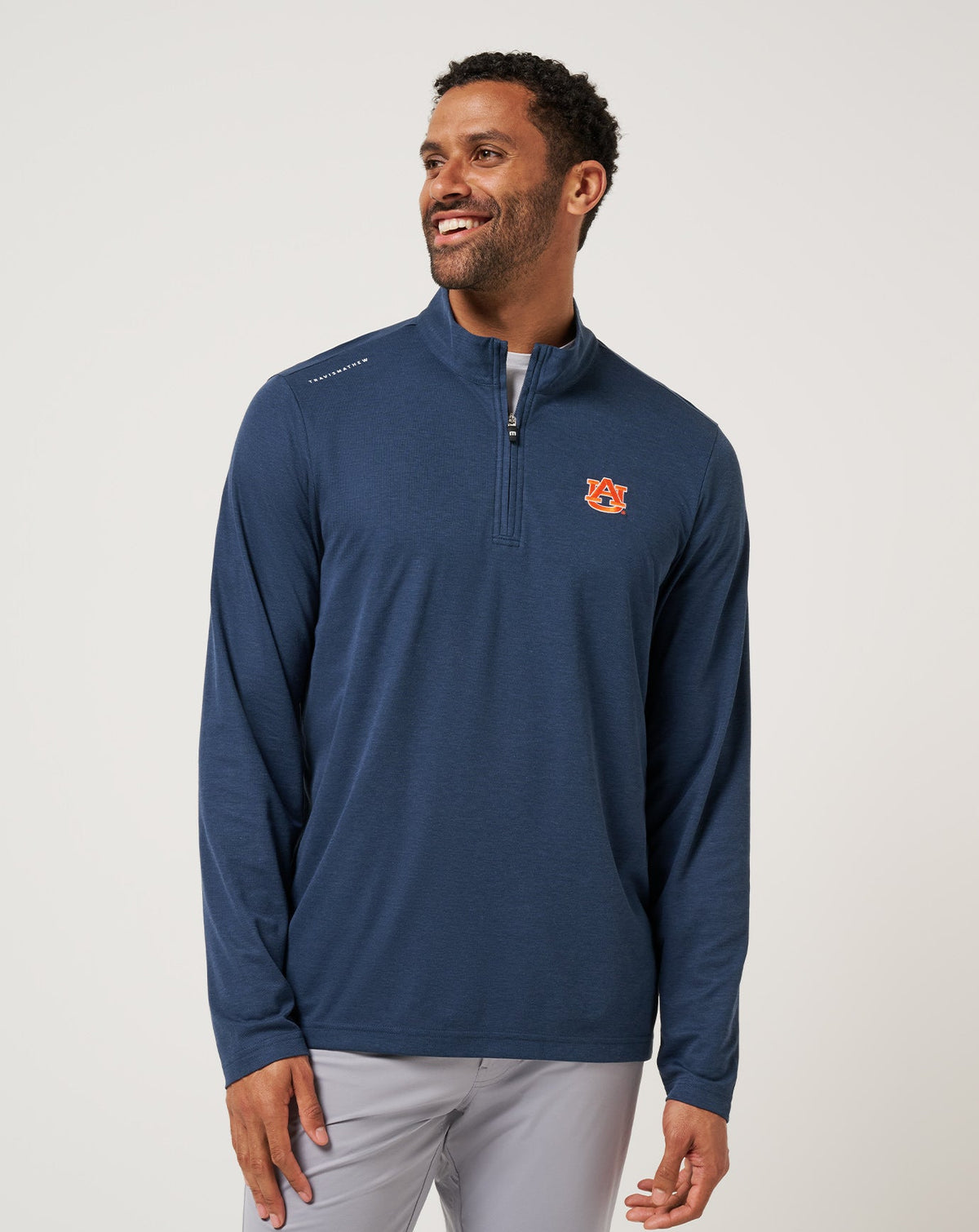 Auburn Time To Tailgate Quarter Zip Game Day|New/Navy