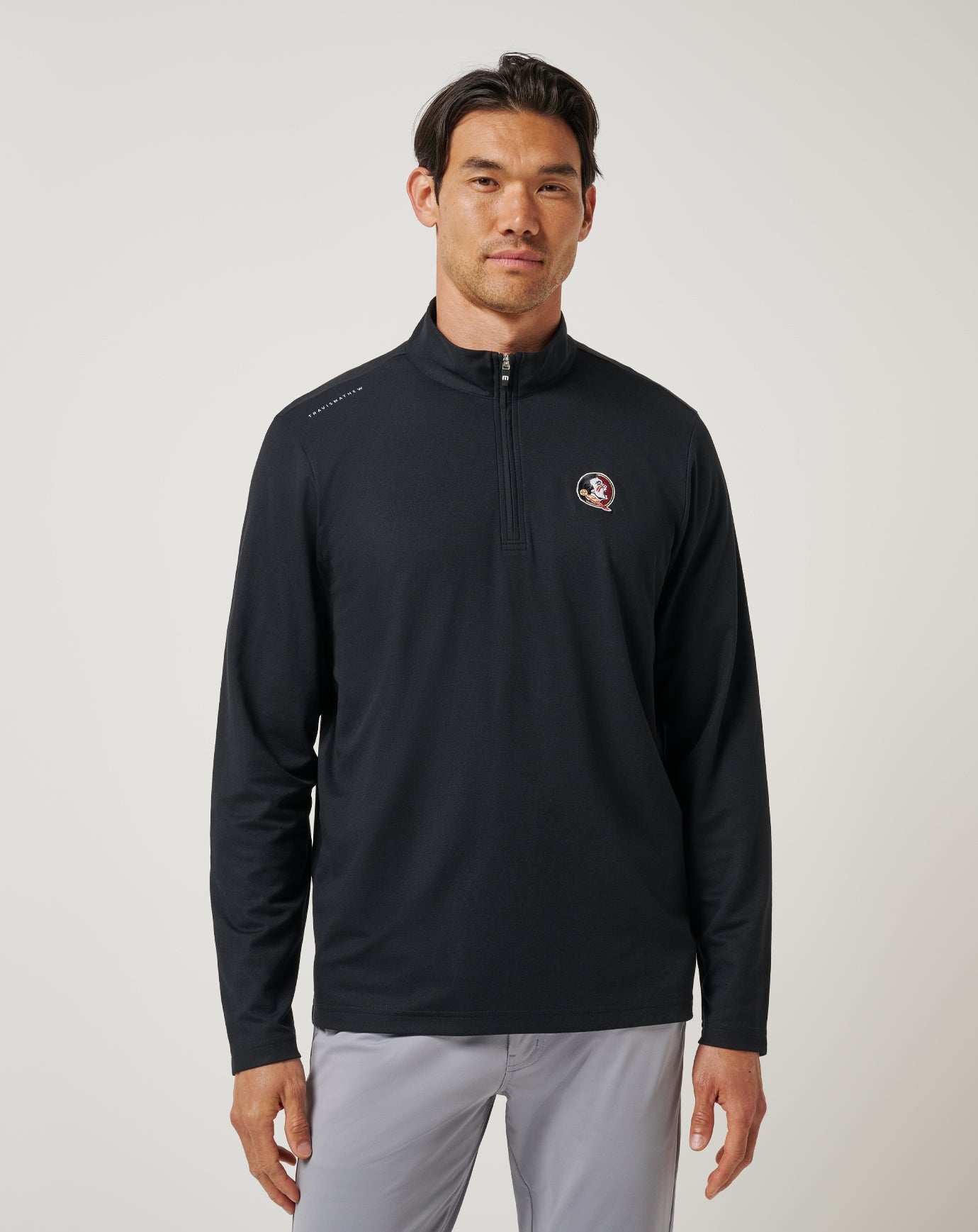 FSU Time To Tailgate Quarter Zip Game Day|New/Black