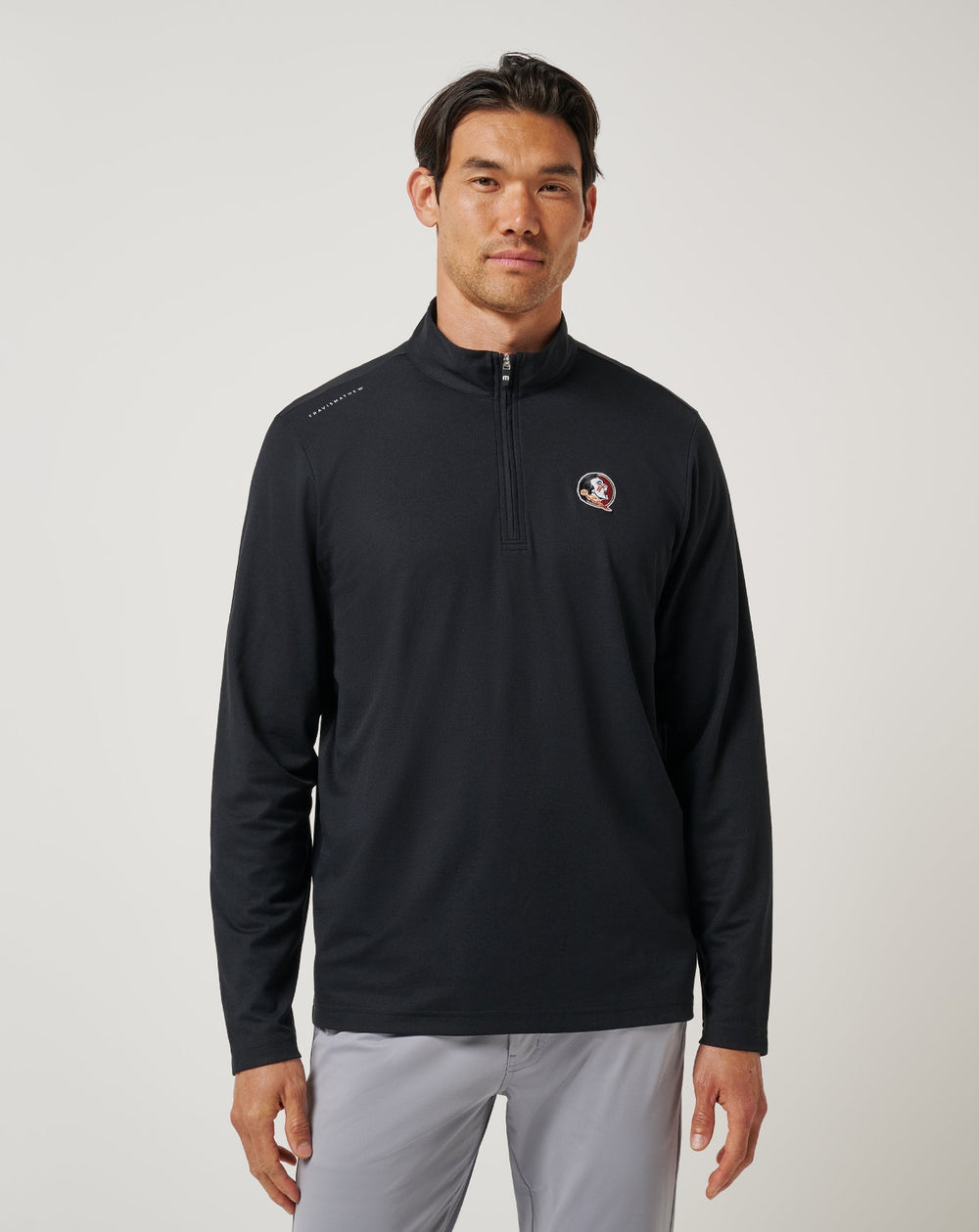 FSU Time To Tailgate Quarter Zip Game Day|New/Black