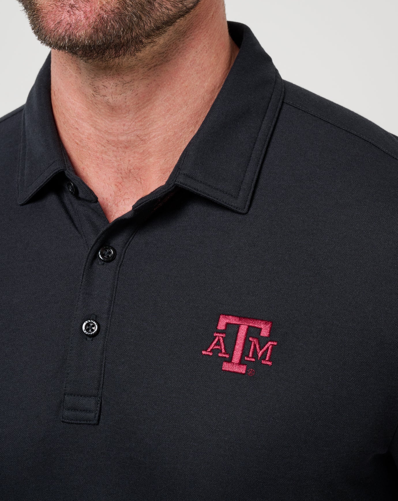 Texas A&M School Pride Polo Game Day|New/Black