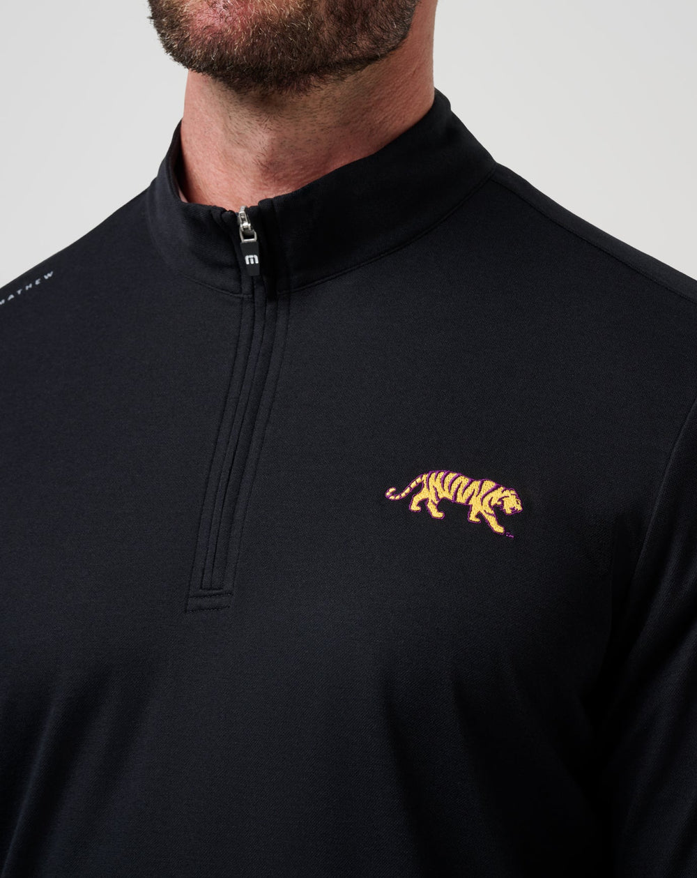 LSU Time To Tailgate Quarter Zip Game Day|New/Black