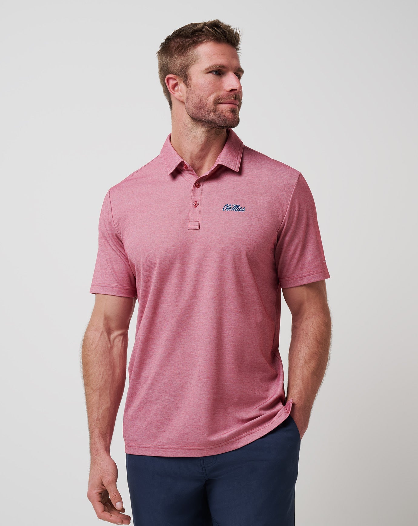Mississippi School Pride Polo Game Day|New/Heather Red