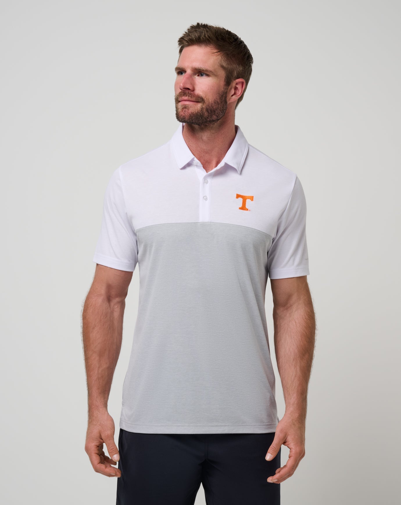Tennessee Drop Back Polo Game Day|New/White/Heather Grey