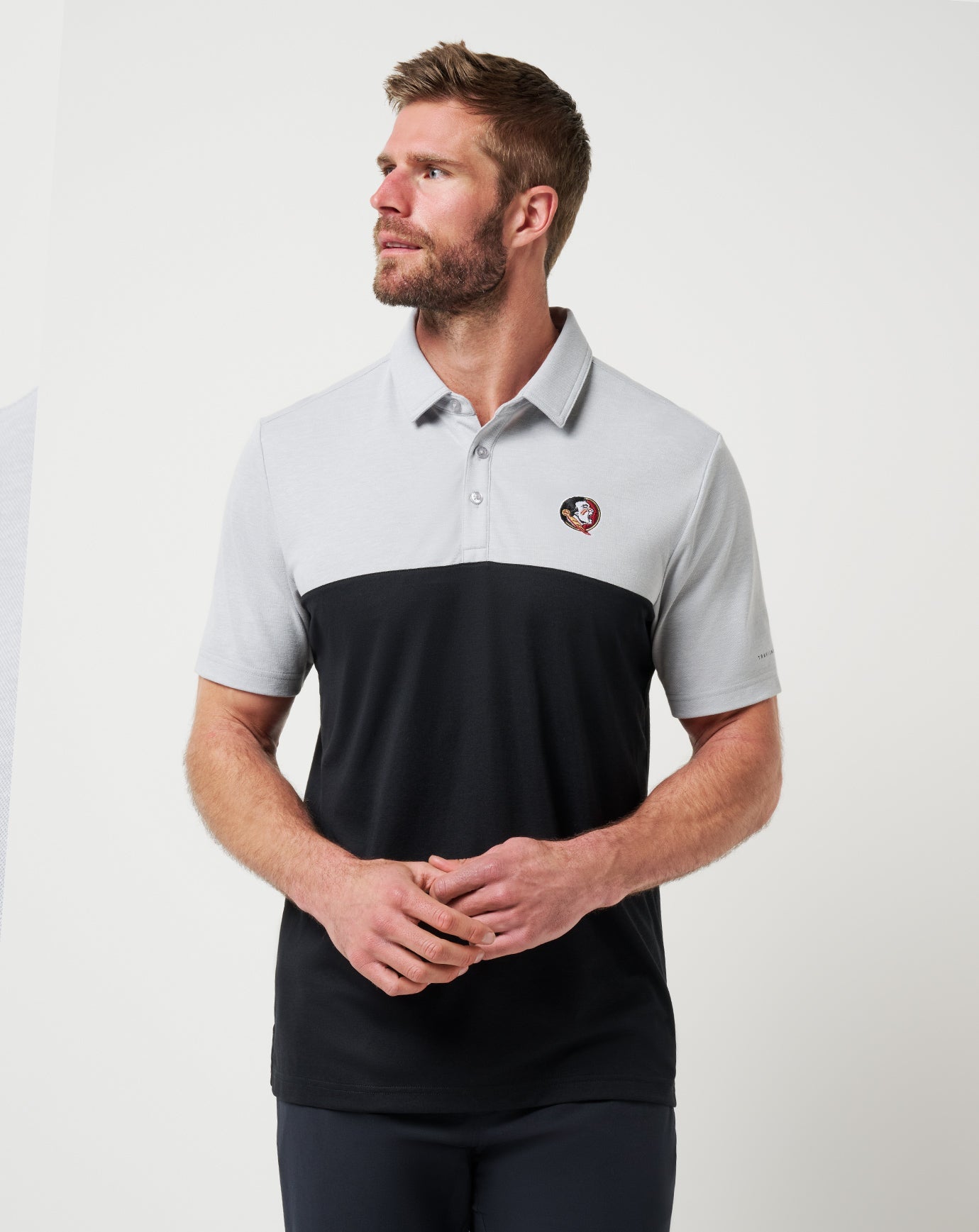 FSU Drop Back Polo Game Day|New/Heather Grey/Black
