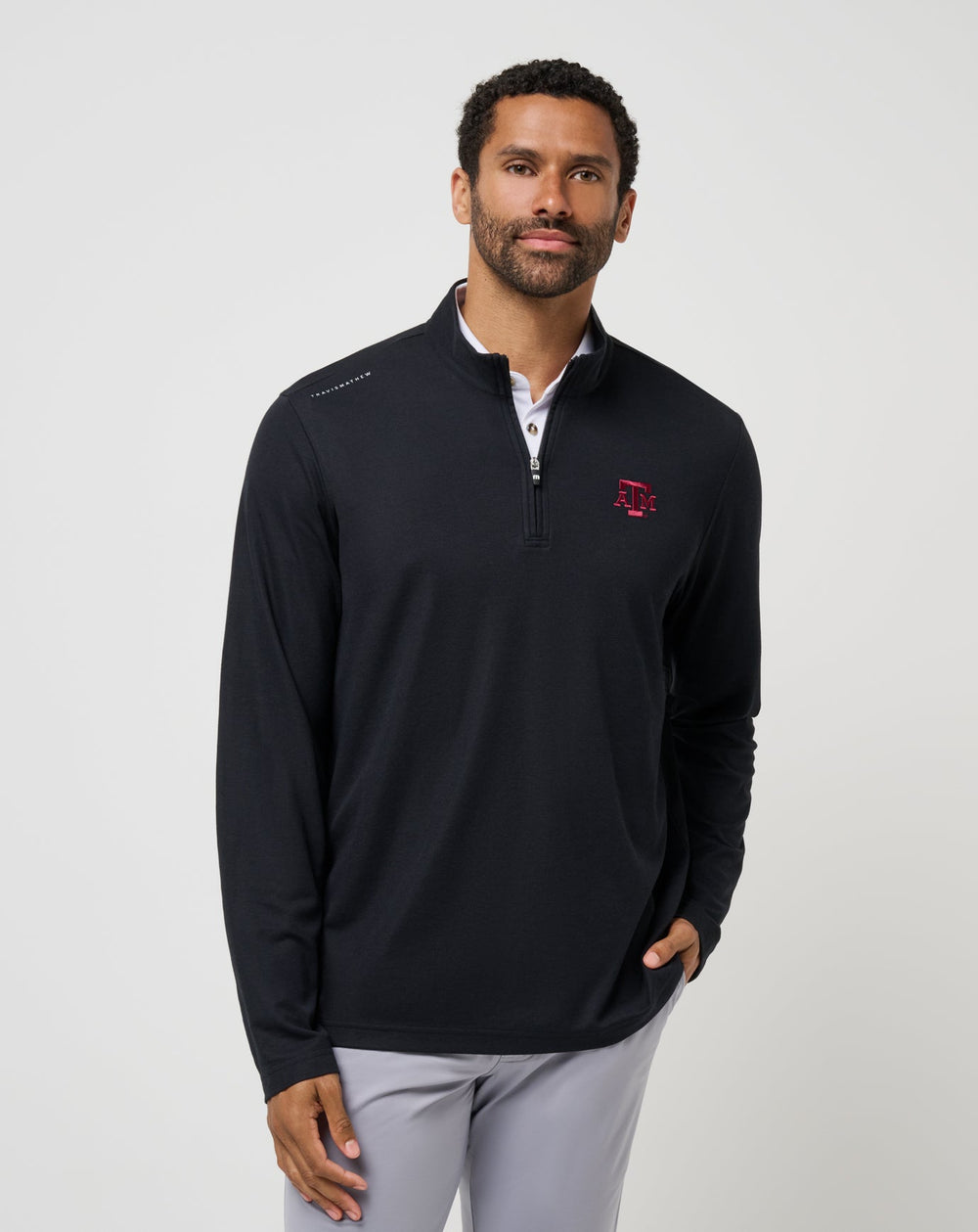 Texas A&M Time To Tailgate Quarter Zip Game Day|New/Black