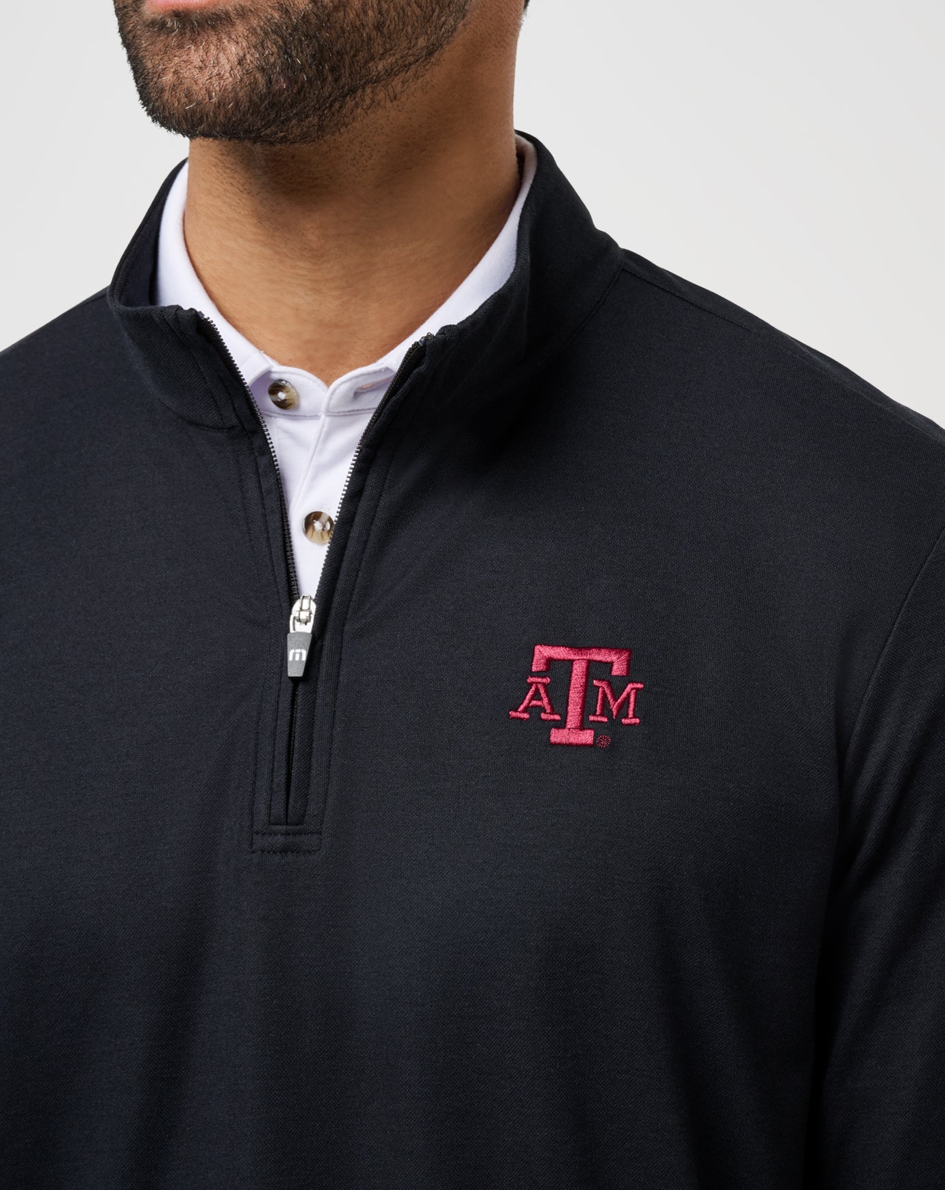 Texas A&M Time To Tailgate Quarter Zip Game Day|New/Black