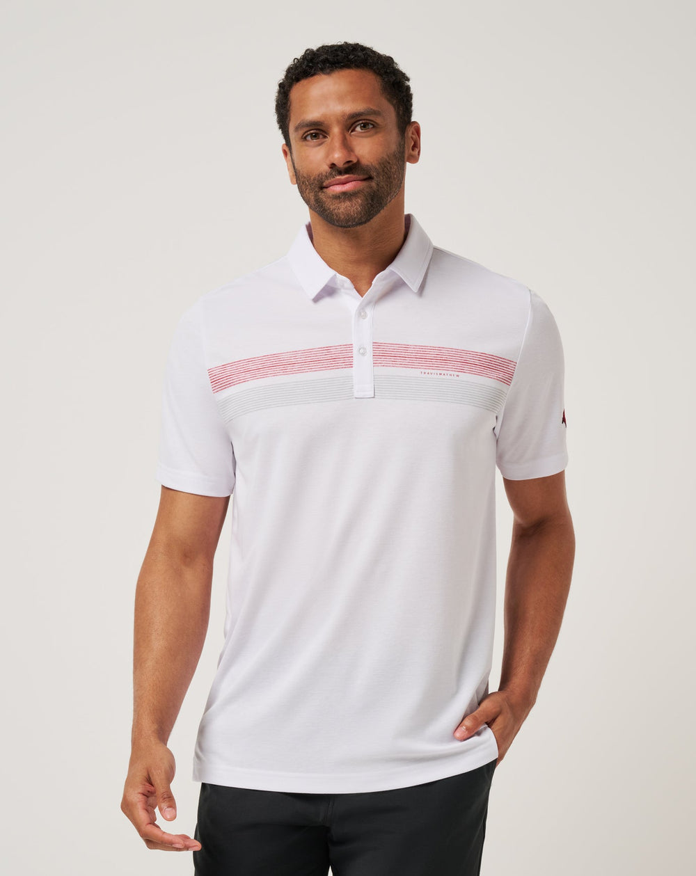 Arkansas Top Recruit Polo Game Day|New/White/Crimson