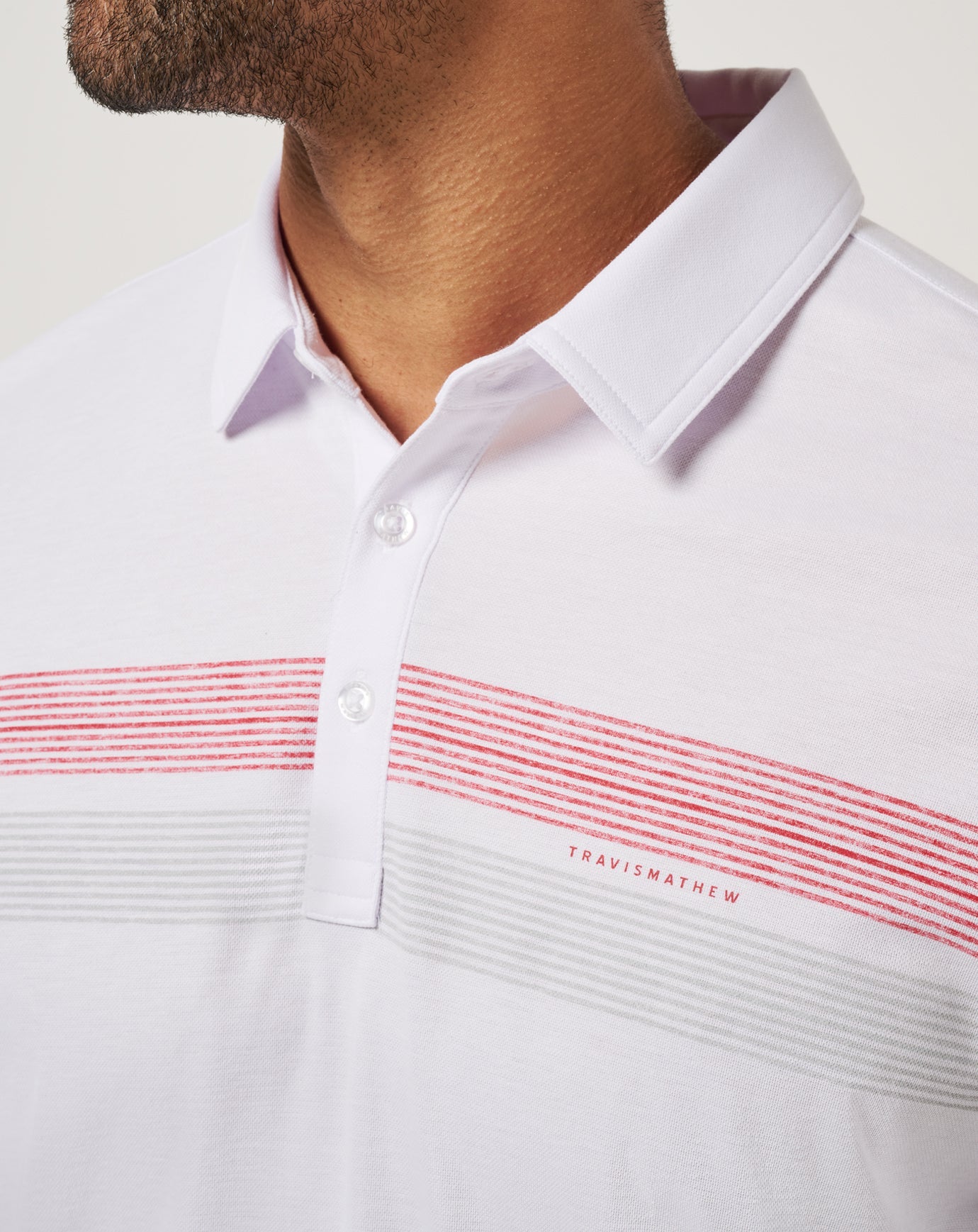 Arkansas Top Recruit Polo Game Day|New/White/Crimson